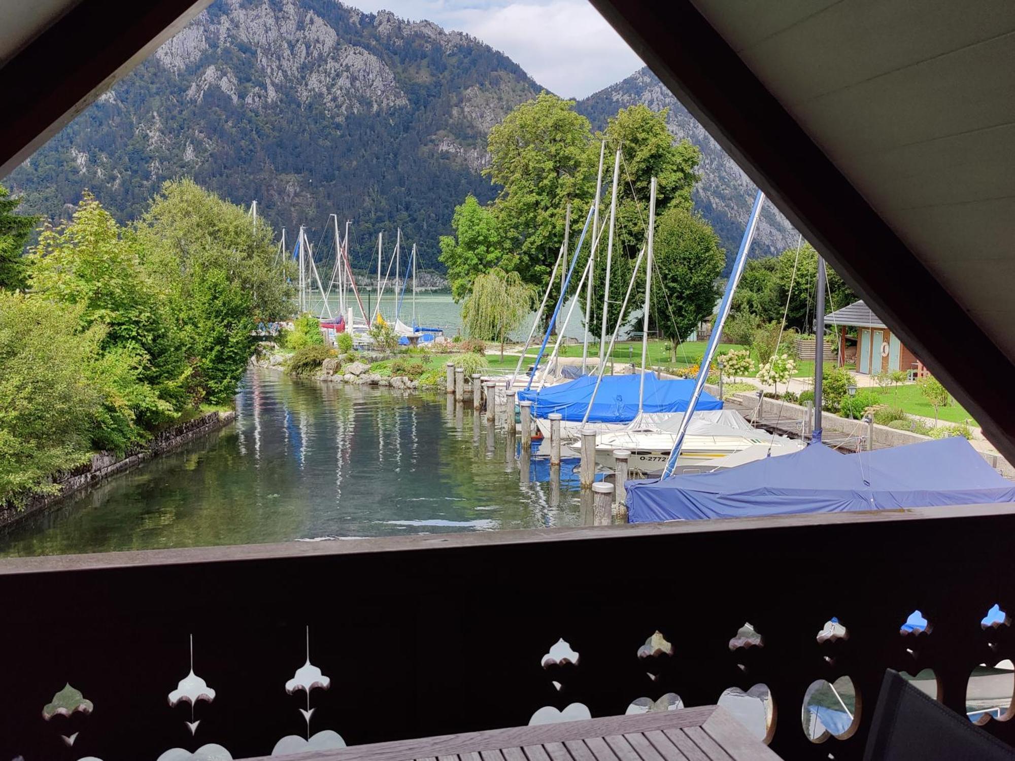 Wohnen Am See Villa Schroetter Direkt Am Traunsee Rindbach Esterno foto