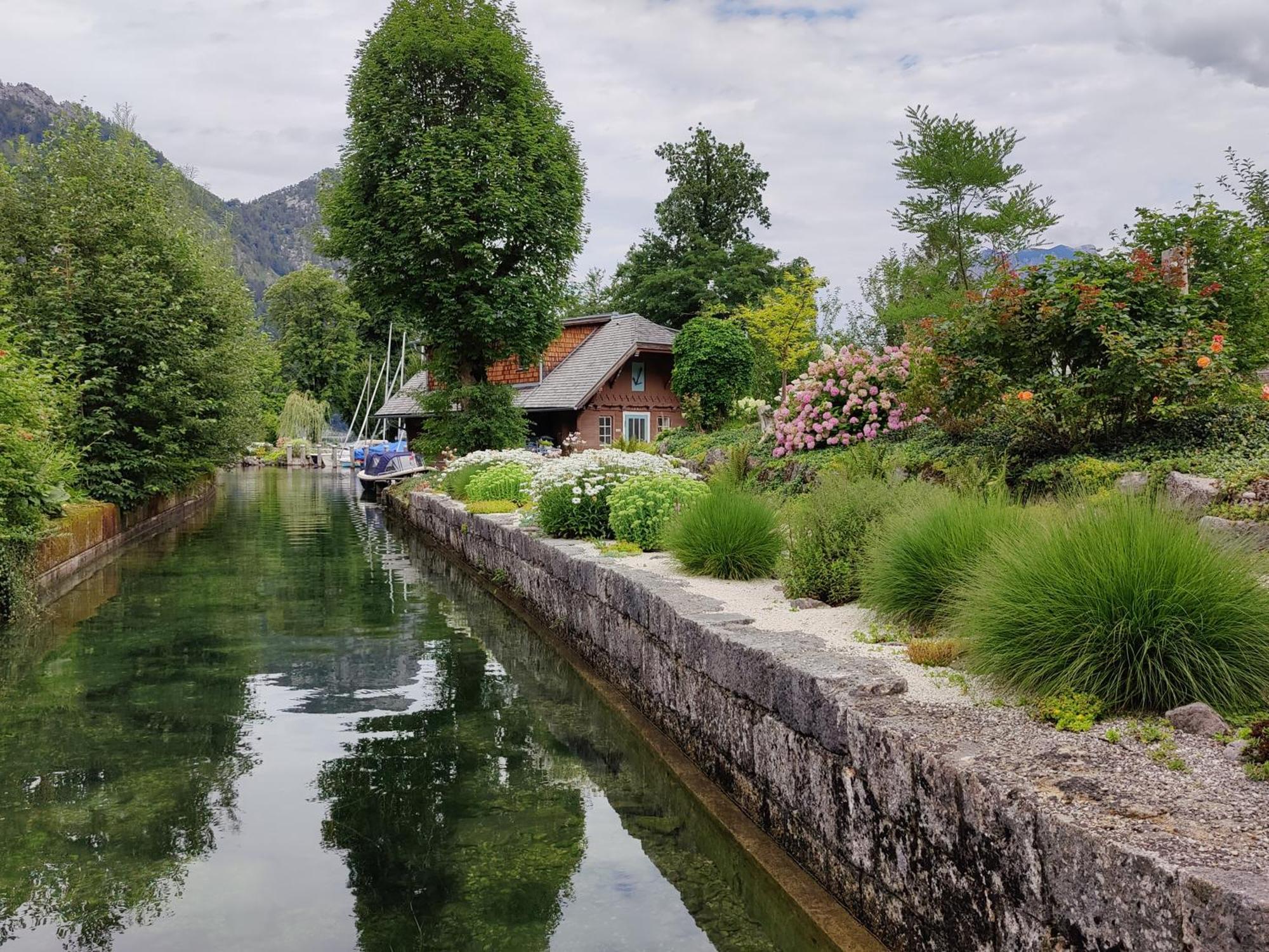 Wohnen Am See Villa Schroetter Direkt Am Traunsee Rindbach Esterno foto