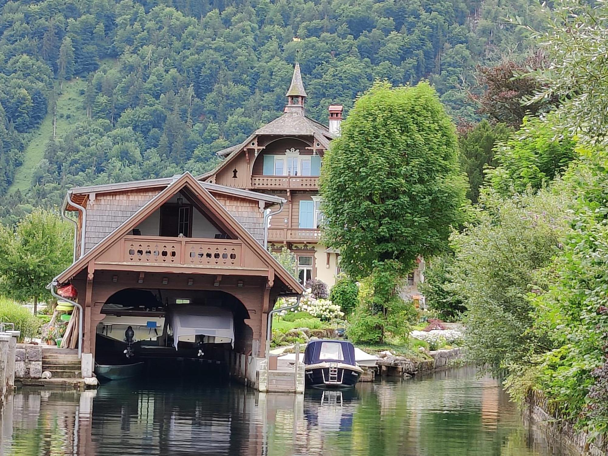 Wohnen Am See Villa Schroetter Direkt Am Traunsee Rindbach Esterno foto