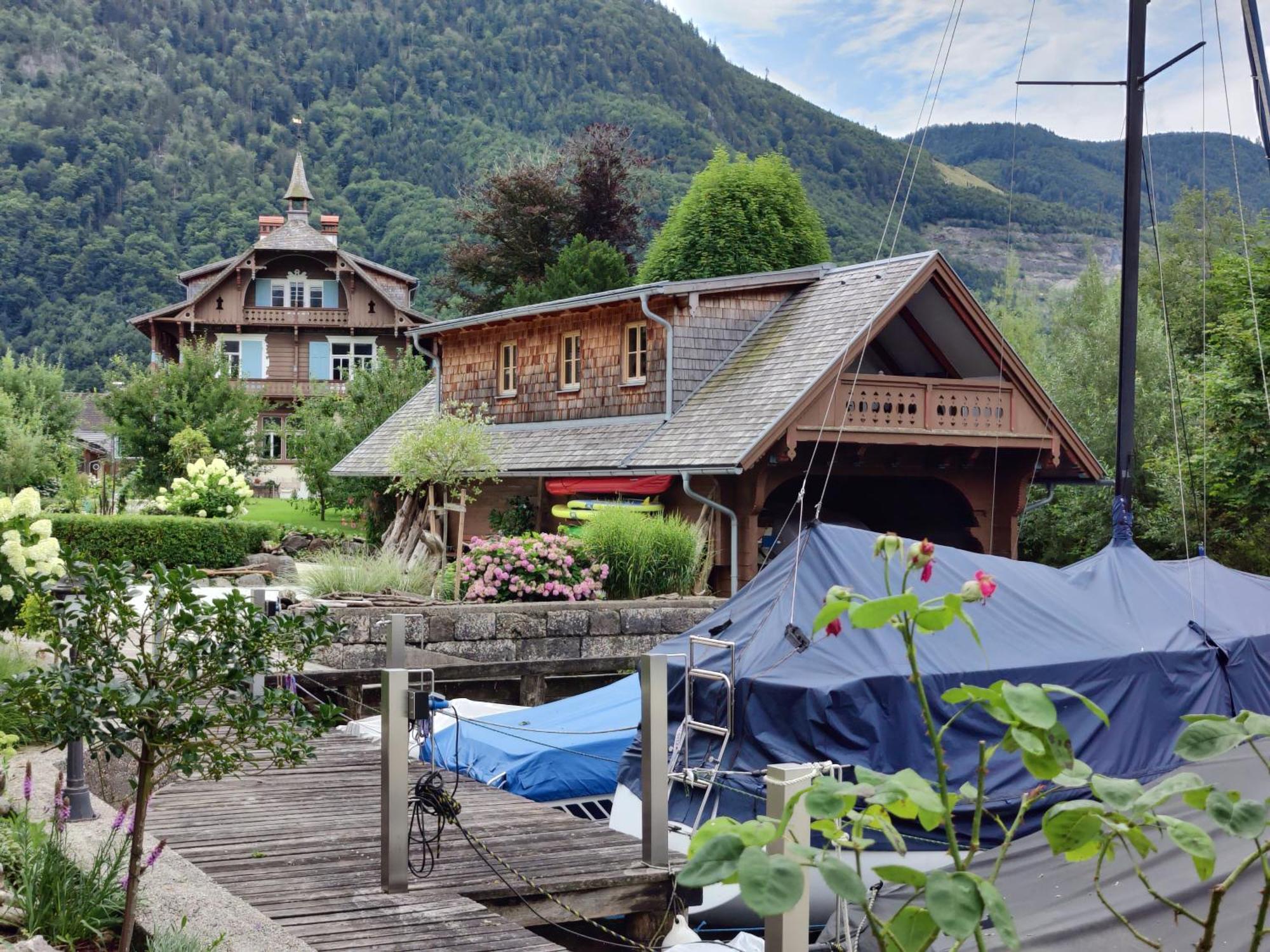 Wohnen Am See Villa Schroetter Direkt Am Traunsee Rindbach Esterno foto
