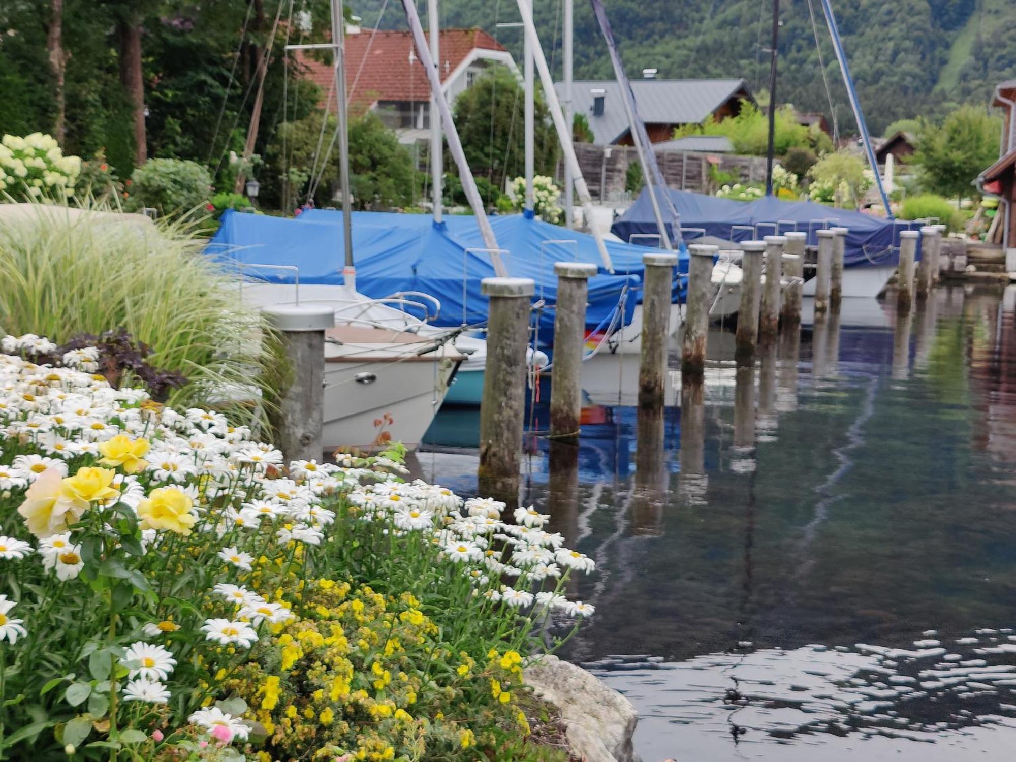 Wohnen Am See Villa Schroetter Direkt Am Traunsee Rindbach Esterno foto