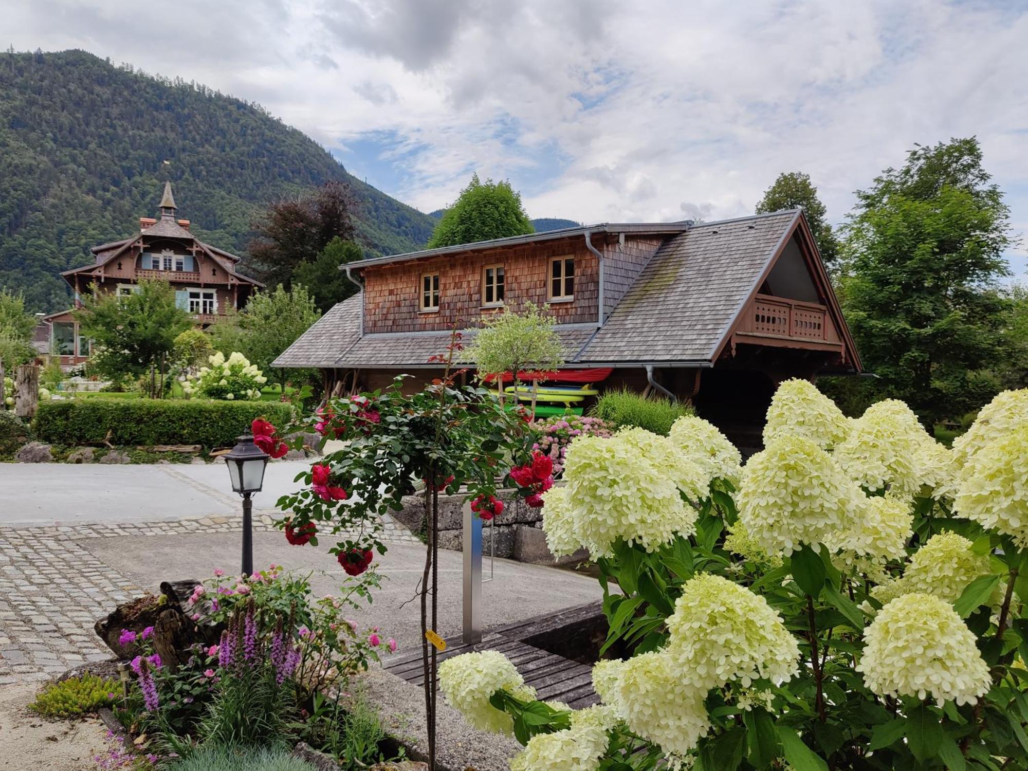 Wohnen Am See Villa Schroetter Direkt Am Traunsee Rindbach Esterno foto