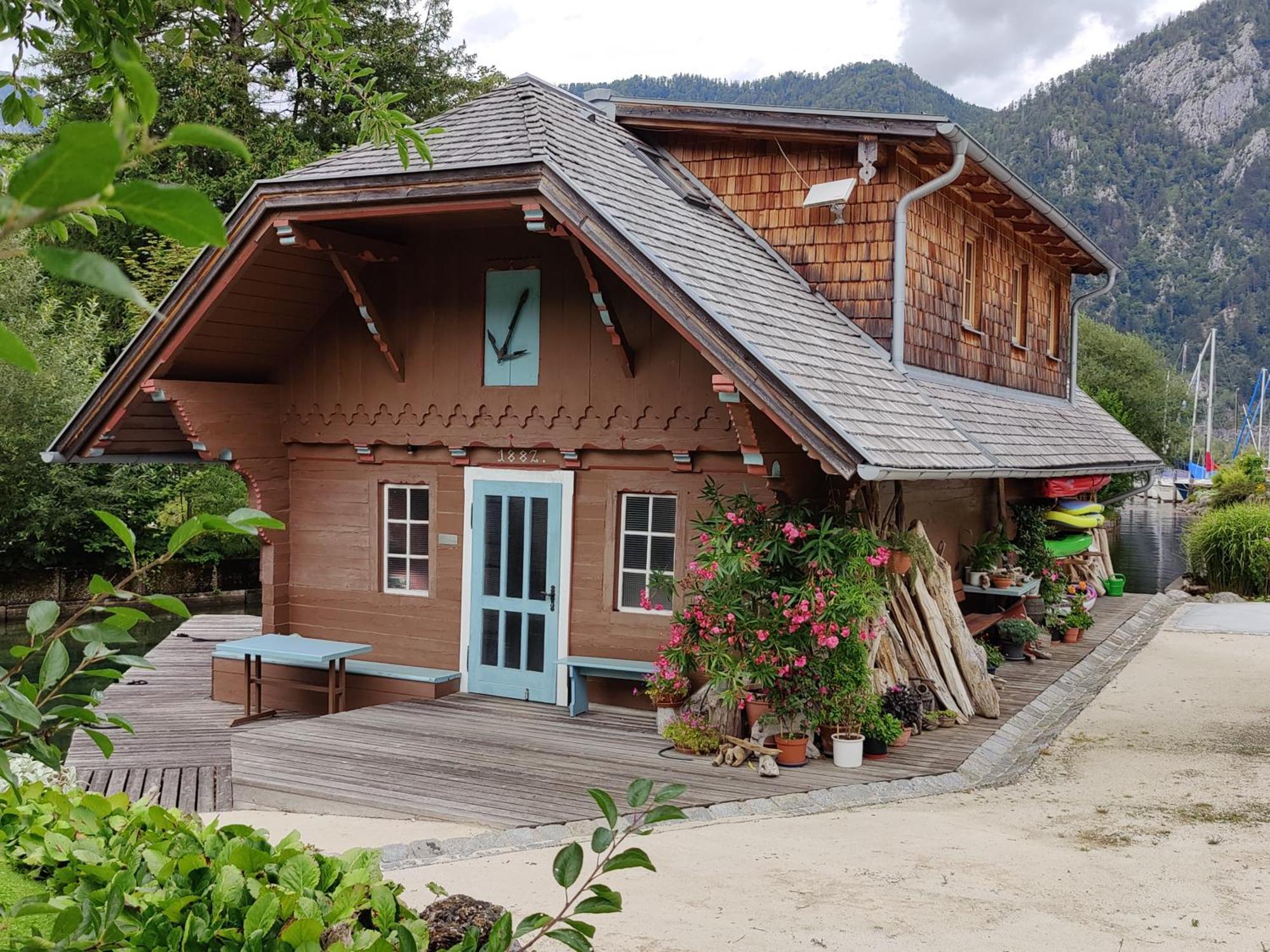 Wohnen Am See Villa Schroetter Direkt Am Traunsee Rindbach Esterno foto