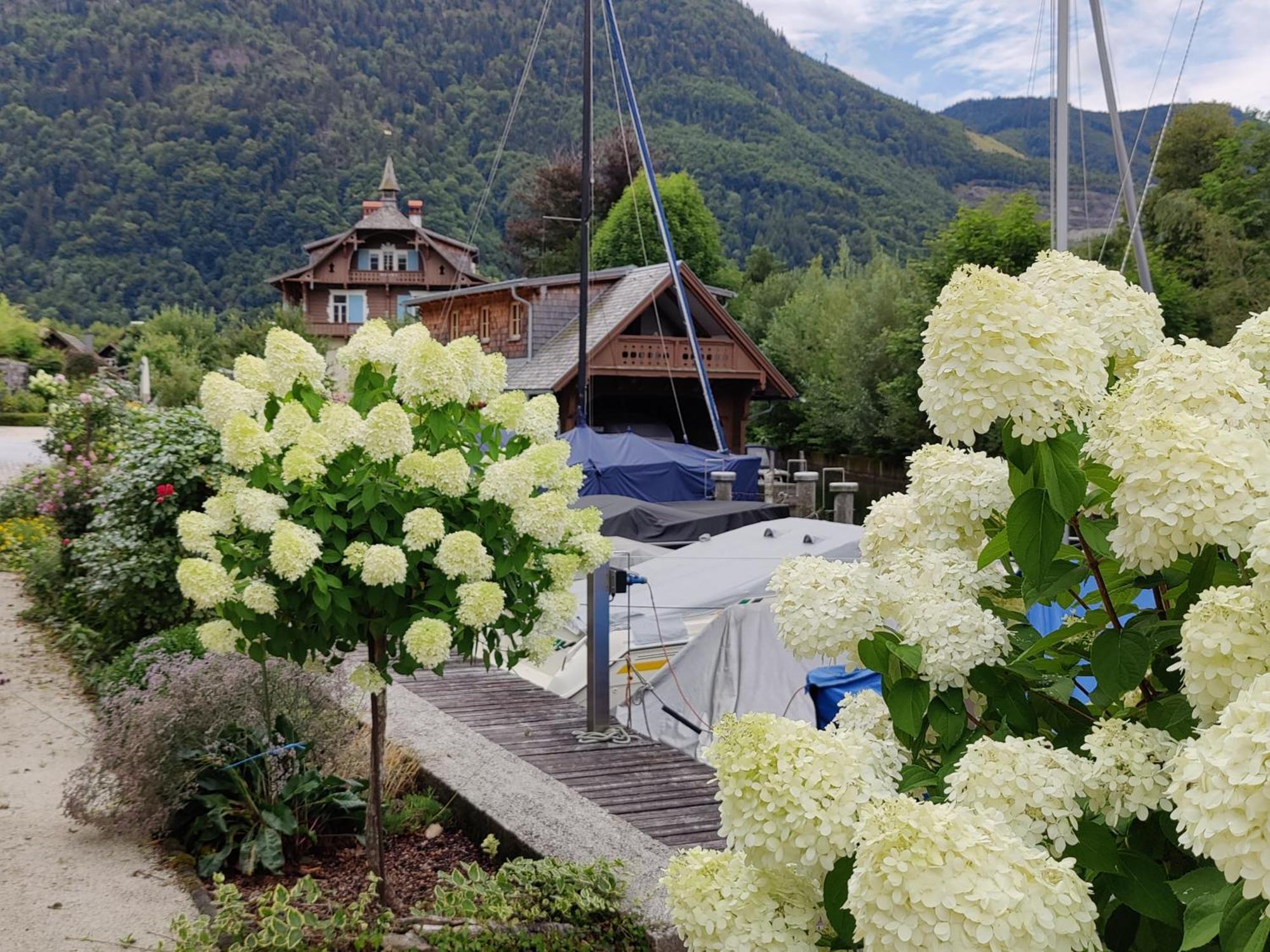 Wohnen Am See Villa Schroetter Direkt Am Traunsee Rindbach Esterno foto